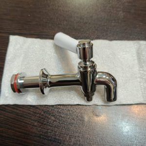 شیر فلزی طرح قدیم سماور فلر (فابریک و اصلی) رنگ سفید